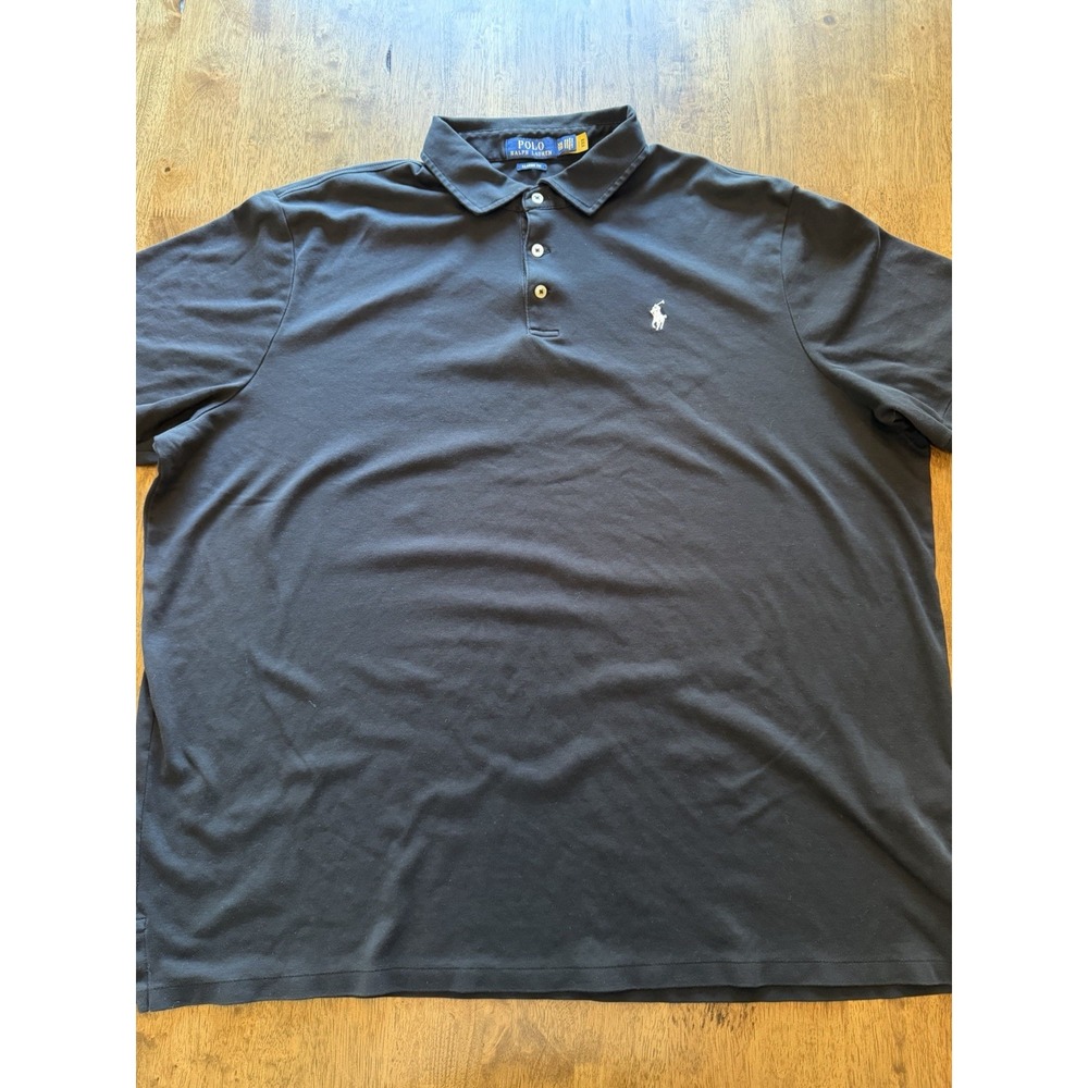 Polo Ralph Lauren Men's XXL Classic Fit Black Polo